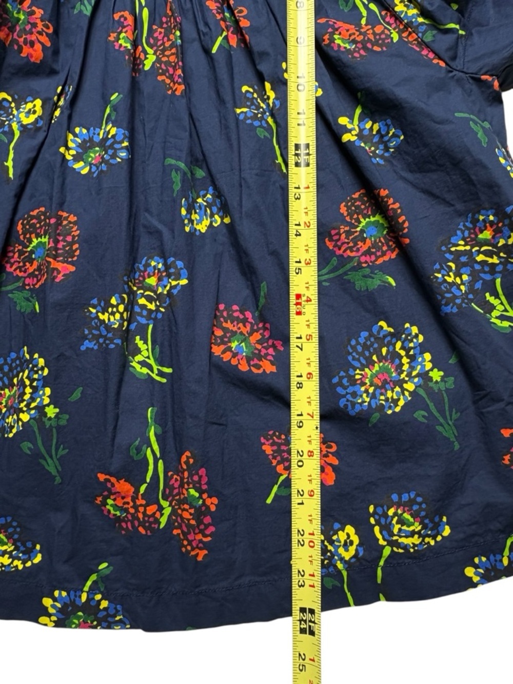 Ulla Johnson Senta Midnight Floral Puff Sleeve Pleated Poplin Top • Size 6 - Picture 8 of 10